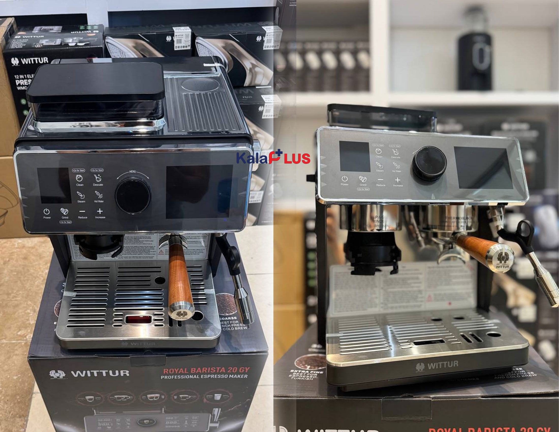 اسپرسوساز نیمه صنعتی ویتور مدل Royal barista 20 S8